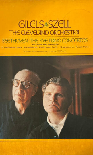 Ludwig van Beethoven, Emil Gilels, The Cleveland Orchestra, George Szell-0