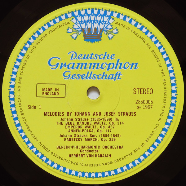 Johann Strauss Jr. & Josef Strauß, Berliner Philharmoniker, Herbert von Karajan-1