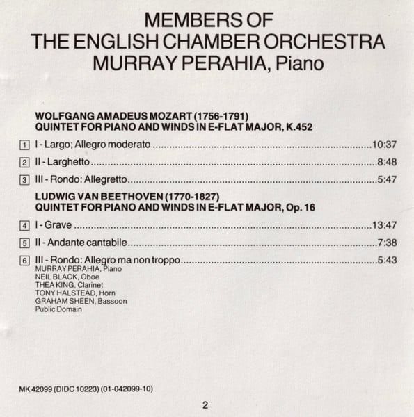 Murray Perahia - Ludwig van Beethoven, Wolfgang Amadeus Mozart, English Chamber Orchestra-3