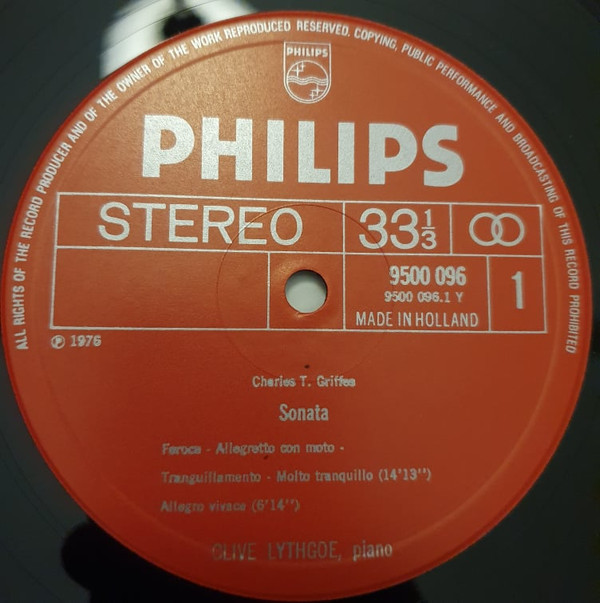 Charles Griffes, Charles Ives, Robert Nathaniel Dett / Clive Lythgoe-2