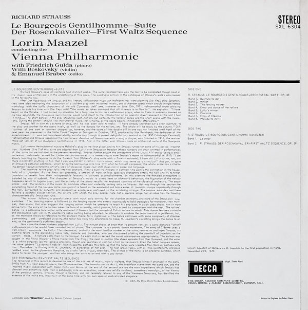 Richard Strauss, Lorin Maazel, Wiener Philharmoniker, Willi Boskovsky, Friedrich Gulda-1