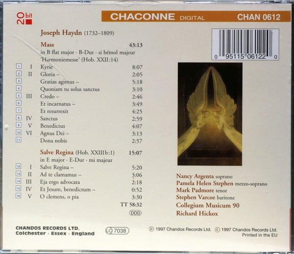 Joseph Haydn - Collegium Musicum 90, Richard Hickox-1