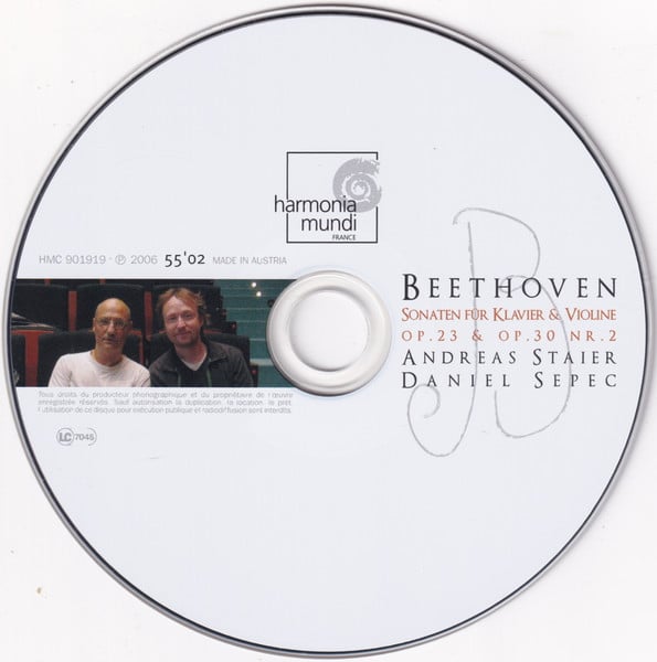 Ludwig van Beethoven, Andreas Staier, Daniel Sepec-2