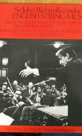Sir Edward Elgar, Ralph Vaughan Williams - Sir John Barbirolli / Sinfonia Of London With The Allegri String Quartet-0