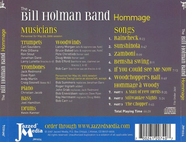 The Bill Holman Band-1