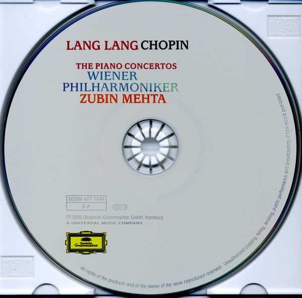 Frédéric Chopin, Wiener Philharmoniker, Zubin Mehta, Lang Lang-2