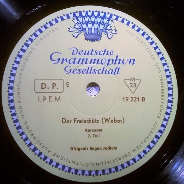 Carl Maria von Weber, Irmgard Seefried, Rita Streich, Richard Holm, Kurt Böhme, Ernst Ginsberg ... Dirigent: Eugen Jochum-3