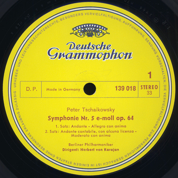Pyotr Ilyich Tchaikovsky, Berliner Philharmoniker · Herbert von Karajan-2