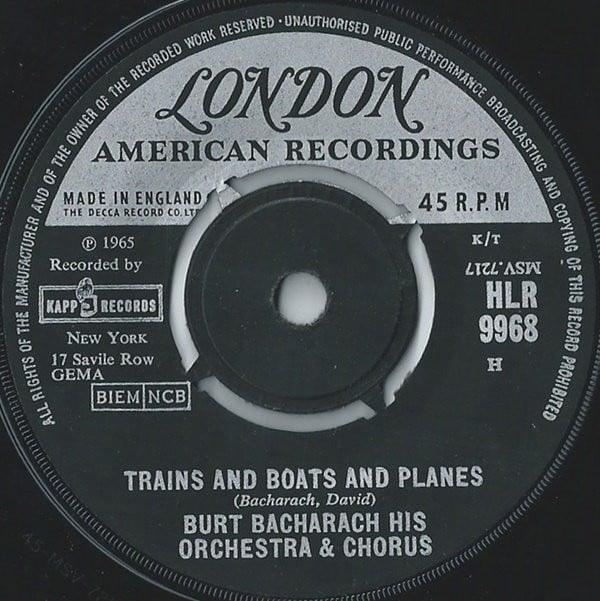 Burt Bacharach & His Orchestra & The Burt Bacharach Singers-0