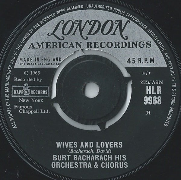 Burt Bacharach & His Orchestra & The Burt Bacharach Singers-1