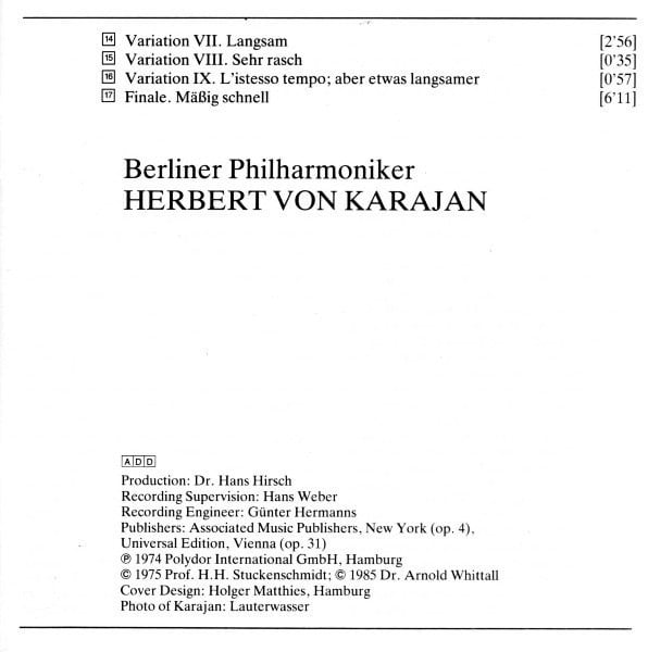 Arnold Schoenberg – Berliner Philharmoniker, Herbert von Karajan-2