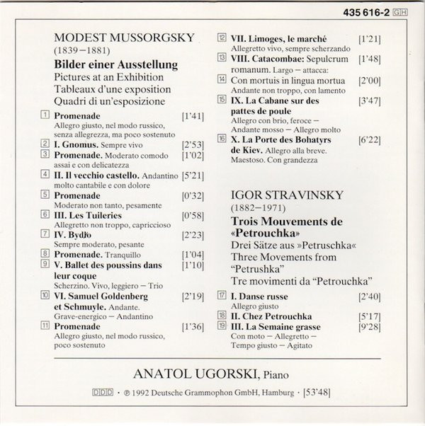 Modest Mussorgsky, Igor Stravinsky - Anatol Ugorski-1