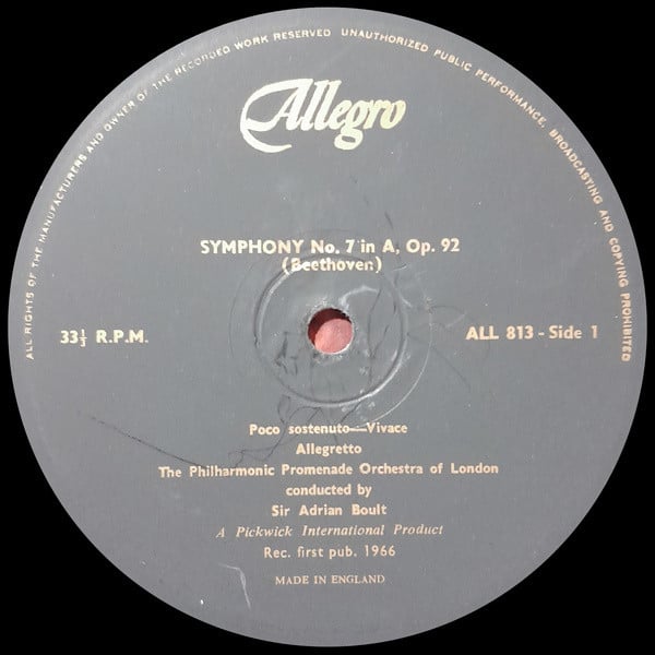 Ludwig van Beethoven, Sir Adrian Boult Conducts The Philharmonic Promenade Orchestra-2