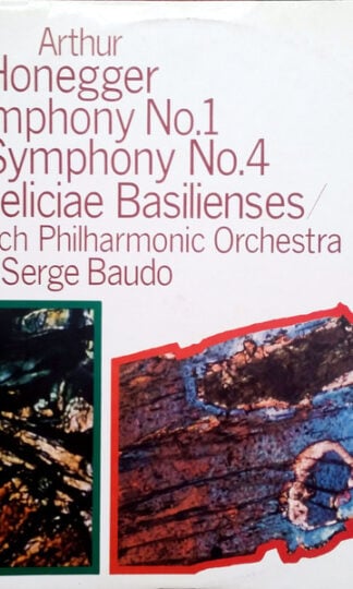 Arthur Honegger - The Czech Philharmonic Orchestra, Serge Baudo-0