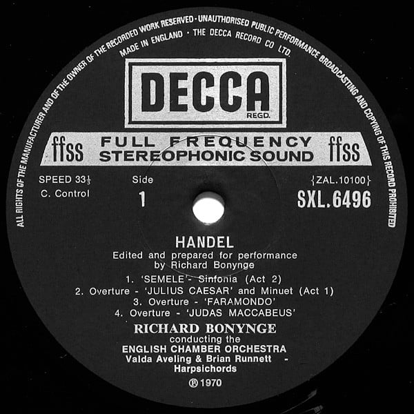 Georg Friedrich Händel, English Chamber Orchestra, Richard Bonynge-2