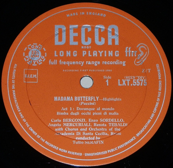 Giacomo Puccini - Renata Tebaldi · Carlo Bergonzi · Tullio Serafin-2