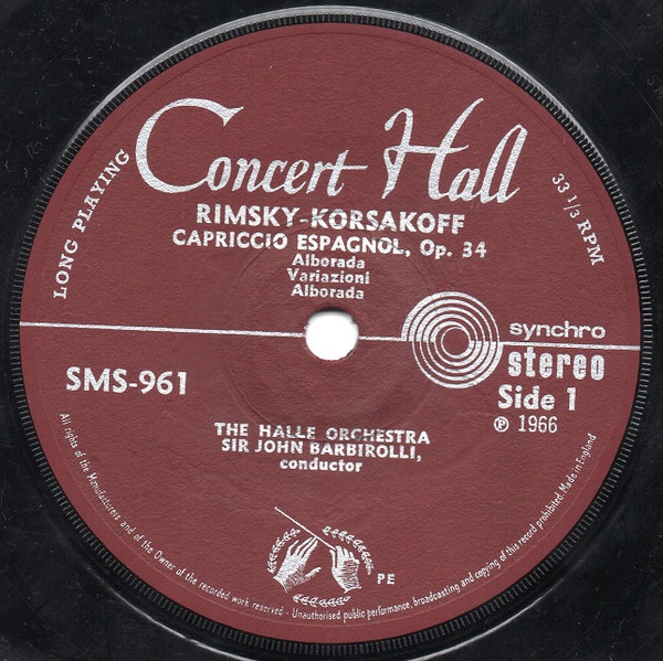 Nikolai Rimsky-Korsakov, Hallé Orchestra, Sir John Barbirolli-2