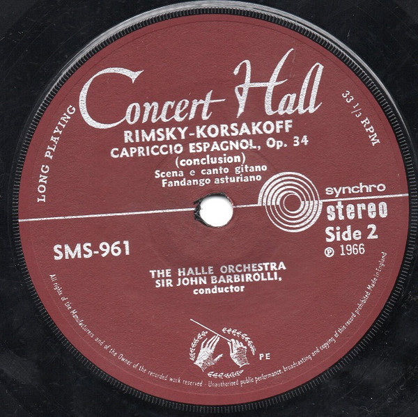 Nikolai Rimsky-Korsakov, Hallé Orchestra, Sir John Barbirolli-3