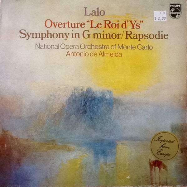 Édouard Lalo, Orchestre National De L'Opéra De Monte-Carlo, Antonio de Almeida-0