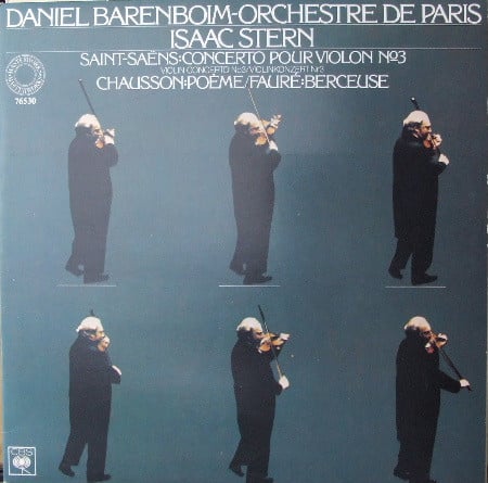 Daniel Barenboim, Orchestre De Paris, Isaac Stern, Camille Saint-Saëns, Ernest Chausson, Gabriel Fauré-0