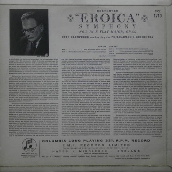 Ludwig van Beethoven, Otto Klemperer Conducting The Philharmonia Orchestra-1