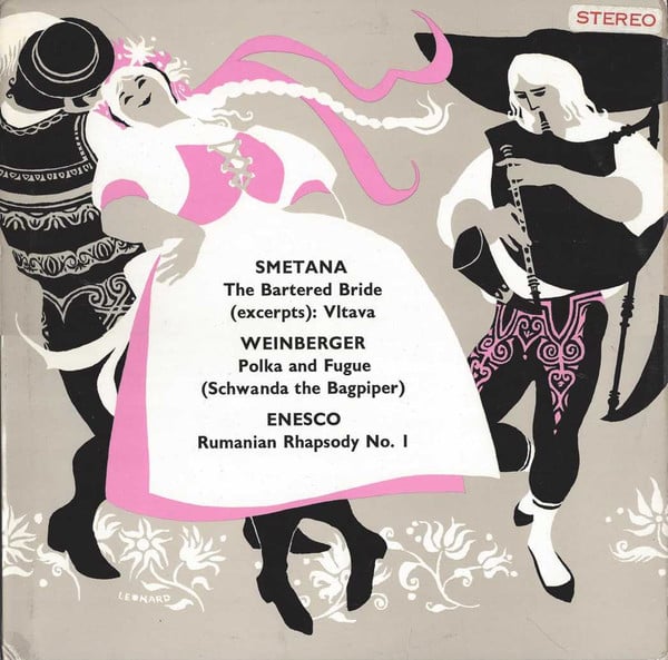 Bedřich Smetana / Jaromir Weinberger / George Enescu, Orchester Der Wiener Staatsoper Conducted By Hermann Scherchen-0