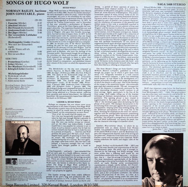 Hugo Wolf / Norman Bailey / John Constable-1