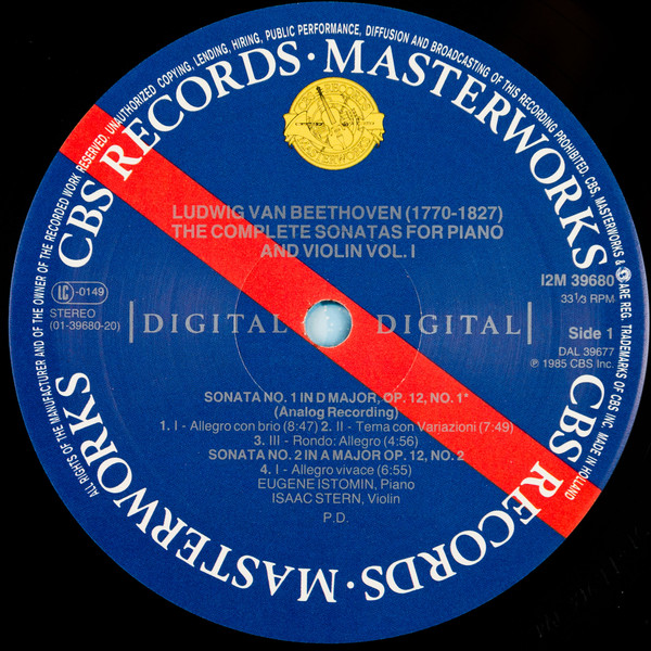 Ludwig van Beethoven, Eugene Istomin, Isaac Stern-4