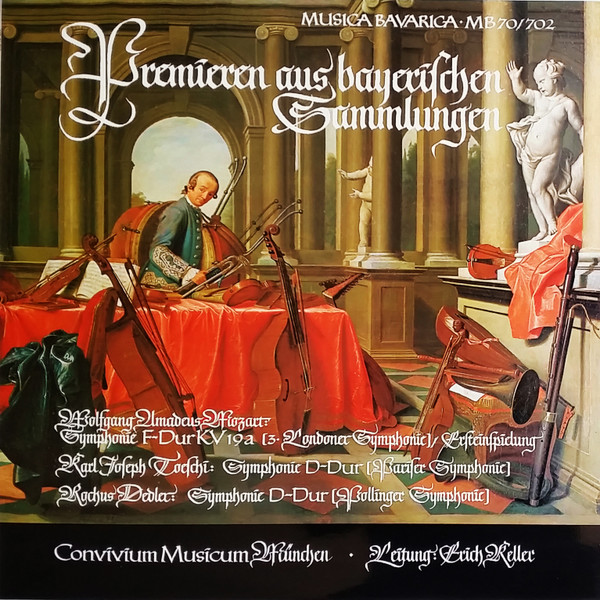Wolfgang Amadeus Mozart, Carlo Giuseppe Toeschi, Rochus Dedler, Convivium Musicum Of Munich, Erich Keller (2)-0
