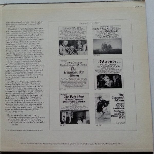 Pyotr Ilyich Tchaikovsky, Leonard Bernstein, New York Philharmonic, Eugene Ormandy, The Philadelphia Orchestra-3