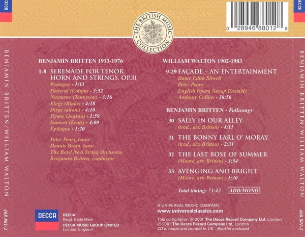 Benjamin Britten / Sir William Walton-1