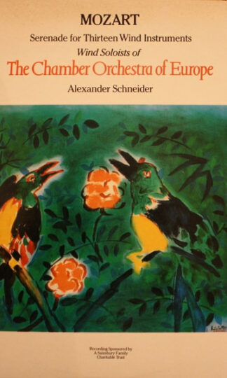 Wolfgang Amadeus Mozart - Wind Soloists Of The Chamber Orchestra Of Europe, Alexander Schneider-0