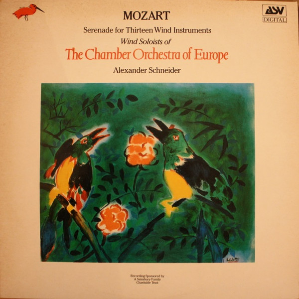 Wolfgang Amadeus Mozart - Wind Soloists Of The Chamber Orchestra Of Europe, Alexander Schneider-0