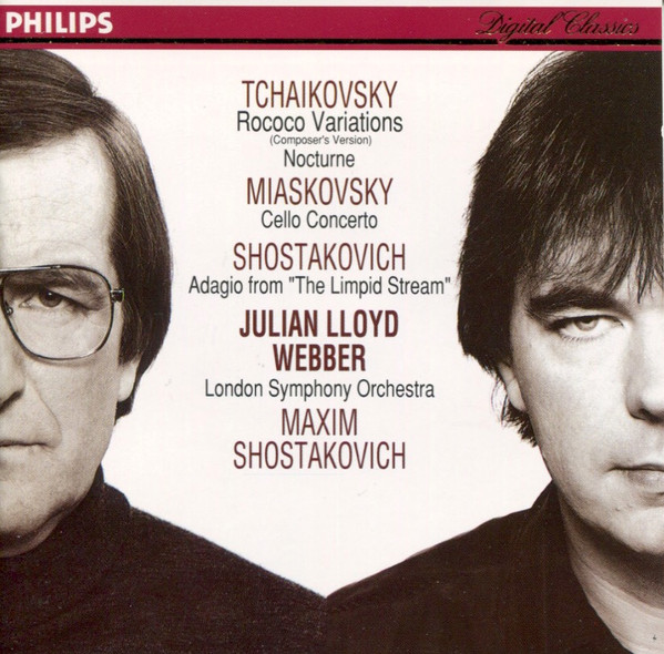 Pyotr Ilyich Tchaikovsky / Nikolai Myaskovsky / Dmitri Shostakovich – Julian Lloyd Webber, London Symphony Orchestra, Maxim Shostakovich-0