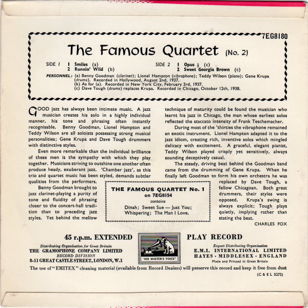 The Benny Goodman Quartet-1