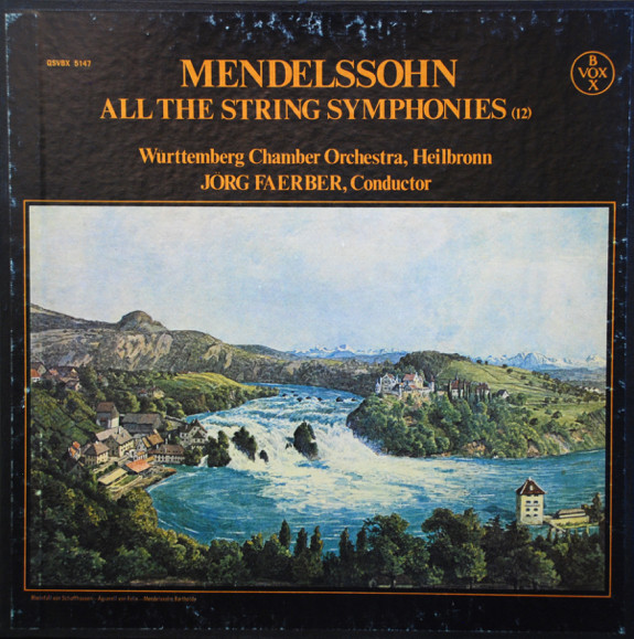 Felix Mendelssohn-Bartholdy / Württembergisches Kammerorchester, Jörg Faerber-0