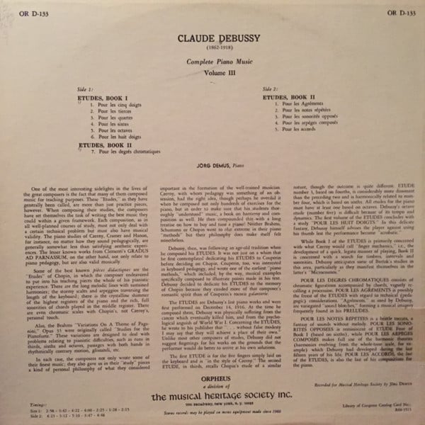 Claude Debussy, Jörg Demus-1