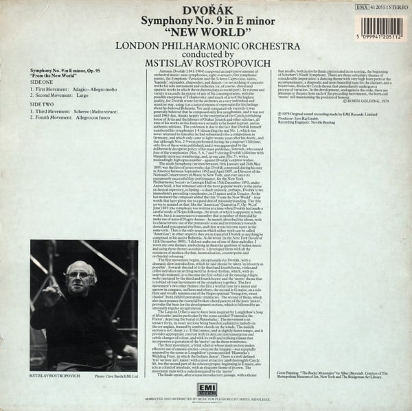 Antonín Dvořák, London Philharmonic Orchestra, Mstislav Rostropovich-1