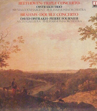 Ludwig Van Beethoven - David Oistrakh Trio, Sir Malcolm Sargent, Philharmonia Orchestra / Johannes Brahms - David Oistrach, Pierre Fournier, Alceo Galliera, Philharmonia Orchestra-0