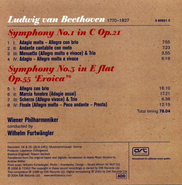 Ludwig van Beethoven - Wilhelm Furtwängler, Wiener Philharmoniker-1