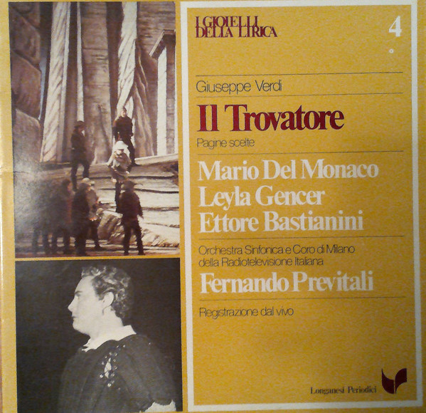 Giuseppe Verdi - Mario del Monaco, Leyla Gencer, Ettore Bastianini, Orchestra Sinfonica Di Milano Della RAI E Coro Di Milano Della RAI, Fernando Previtali-0