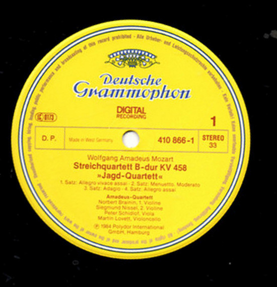 Wolfgang Amadeus Mozart, Joseph Haydn, Amadeus-Quartett-2