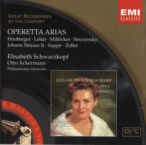 Richard Heuberger · Franz Lehár · Carl Millöcker · Rudolf Sieczynski · Johann Strauss Jr. · Franz von Suppé · Carl Zeller - Elisabeth Schwarzkopf, Philharmonia Orchestra, Otto Ackermann-0