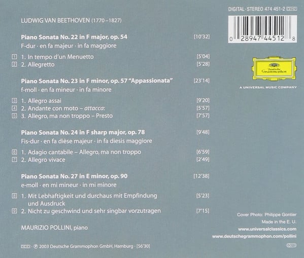 Ludwig van Beethoven, Maurizio Pollini-2