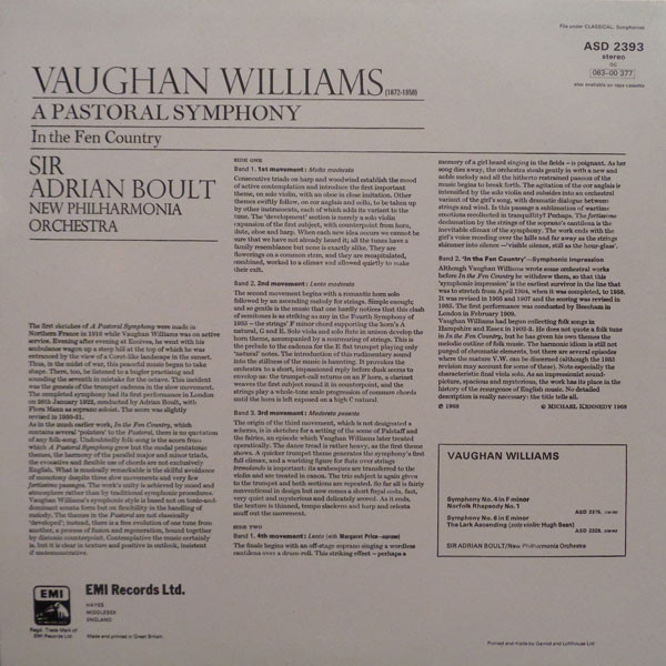 Ralph Vaughan Williams / Sir Adrian Boult, New Philharmonia Orchestra-1