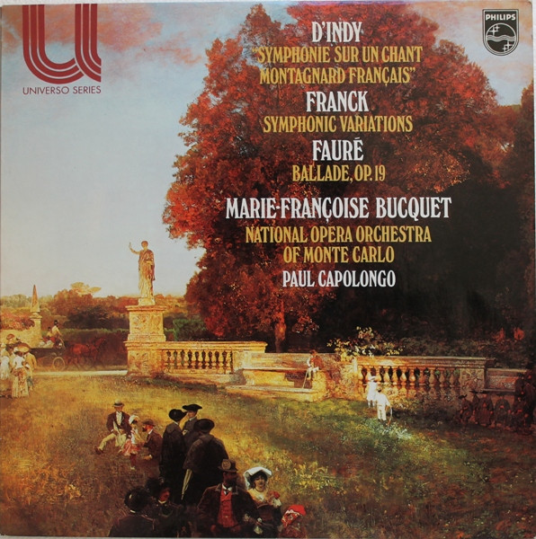 Vincent D'Indy / César Franck / Gabriel Fauré - Marie-Françoise Bucquet, Orchestre National De L'Opéra De Monte-Carlo, Paul Capolongo-0