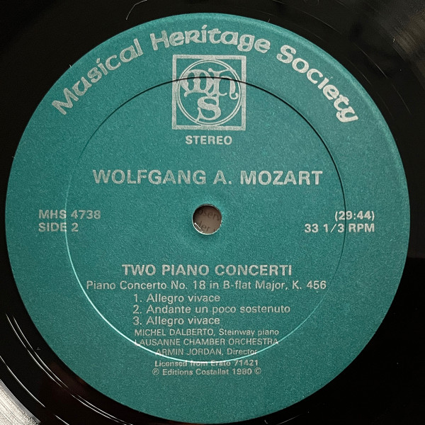 Wolfgang Amadeus Mozart, Michel Dalberto, Orchestre De Chambre De Lausanne, Armin Jordan-3