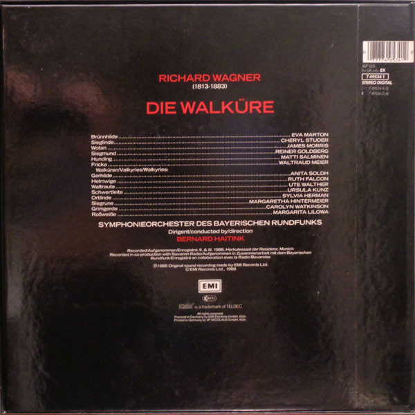 Richard Wagner - Éva Marton, James Morris (5), Cheryl Studer, Reiner Goldberg, Waltraud Meier, Matti Salminen (2) / Symphonie-Orchester Des Bayerischen Rundfunks / Bernard Haitink-1