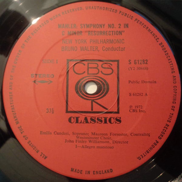 Gustav Mahler • Bruno Walter - New York Philharmonic-2