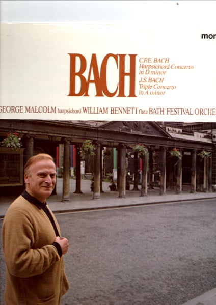 Carl Philipp Emanuel Bach / Johann Sebastian Bach - Yehudi Menuhin, George Malcolm, William Bennett (3) & Bath Festival Orchestra-0